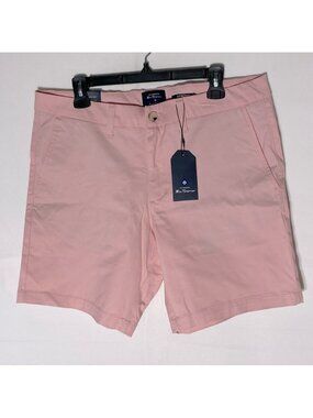 Ben Sherman Light Pink Regular Fit Casual Shorts 34W NWT
